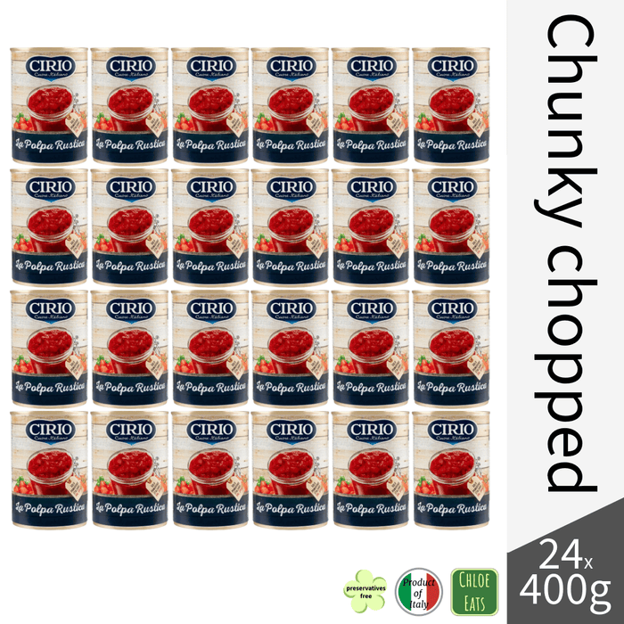 Cirio Polpa rustica chunky chopped tomatoes (bundles 6/24pcs available)