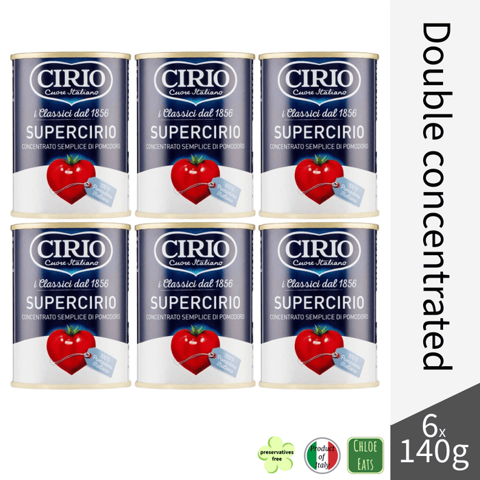 Cirio double concentrated tomato paste (bundles 6/24pcs available)