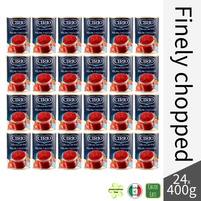 Cirio Polpa finissima finely chopped tomatoes (bundles 6/24pcs available)
