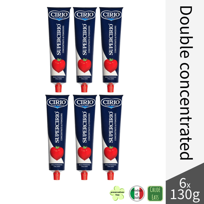 Cirio double concentrated tomato paste tube (bundles 6pcs available)