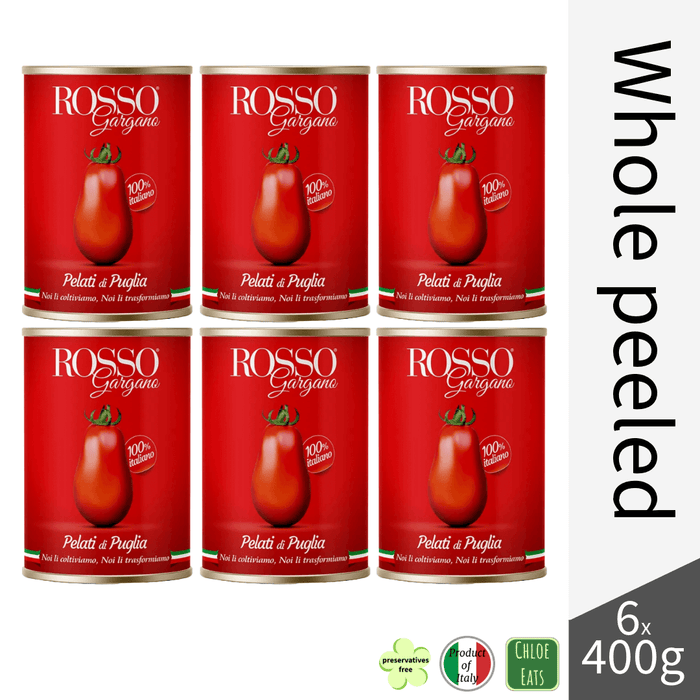 Rosso Gargano Pomodori Pelati peeled tomatoes (bundles 6/24pcs available)