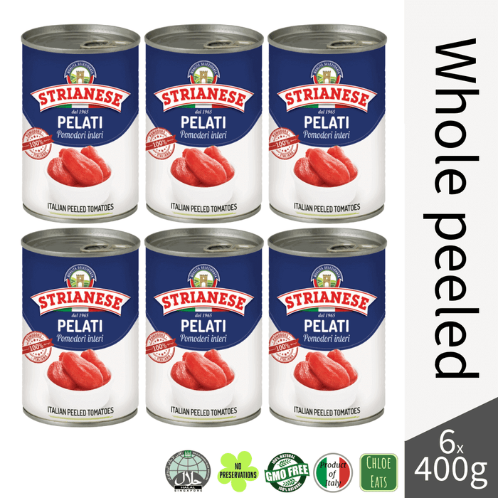 Strianese Pomodori Pelati peeled tomatoes (bundles 6/24pcs available)
