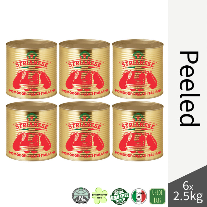Strianese Pomodori Pelati peeled tomatoes 2.5kg (bundles 6pcs available)