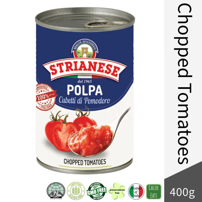 Strianese Italian Chopped Tomatoes 400g