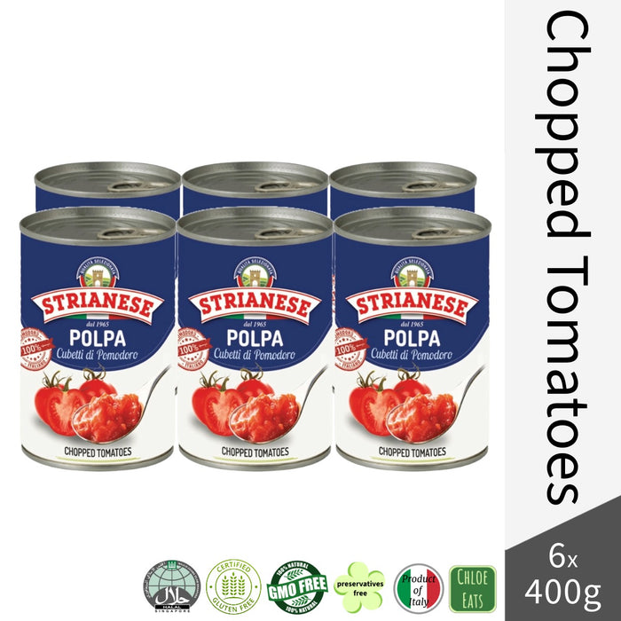 Strianese Italian Chopped Tomatoes 400g