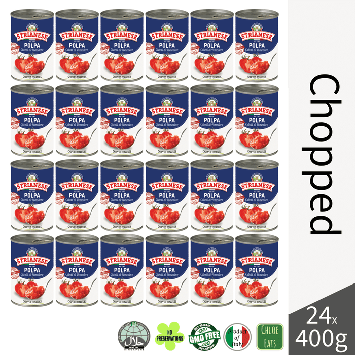 Strianese Polpa chopped tomatoes (bundles 6/24pcs available)