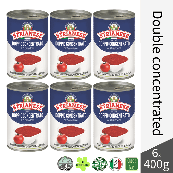 Strianese double concentrated tomato paste (bundles 6/24pcs available)