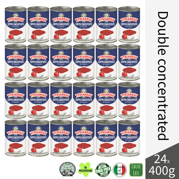 Strianese double concentrated tomato paste (bundles 6/24pcs available)