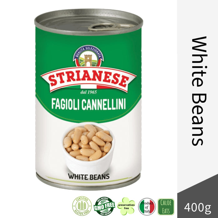 Strianese Italian White Kidney Beans 400g