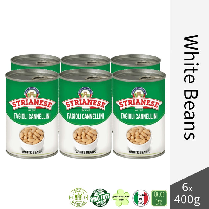 Strianese Italian White Kidney Beans 400g
