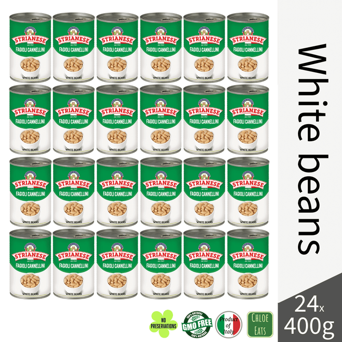 Strianese Fagioli Cannellini white kidney beans (bundles 6/24pcs available)
