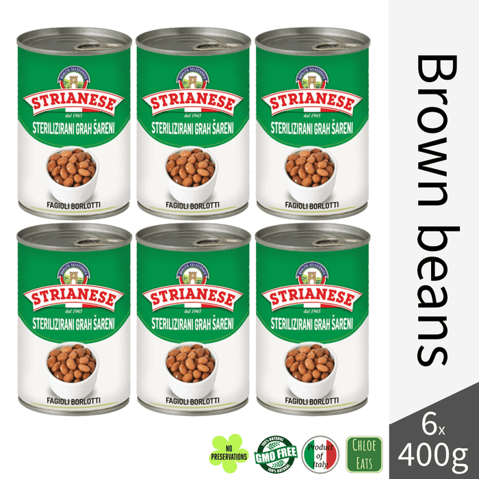 Strianese Fagioli Borlotti brown beans (bundles 6/24pcs available)