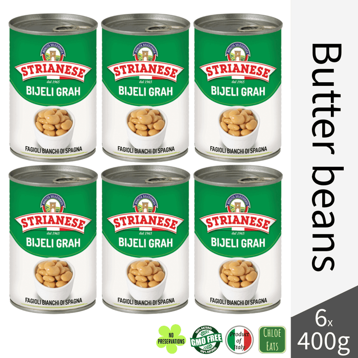 Strianese Fagioli Bianchi di Spagna butter beans (bundles 6/24pcs available)