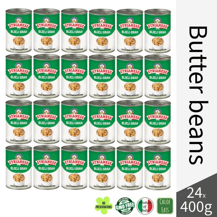 Strianese Fagioli Bianchi di Spagna butter beans (bundles 6/24pcs available)
