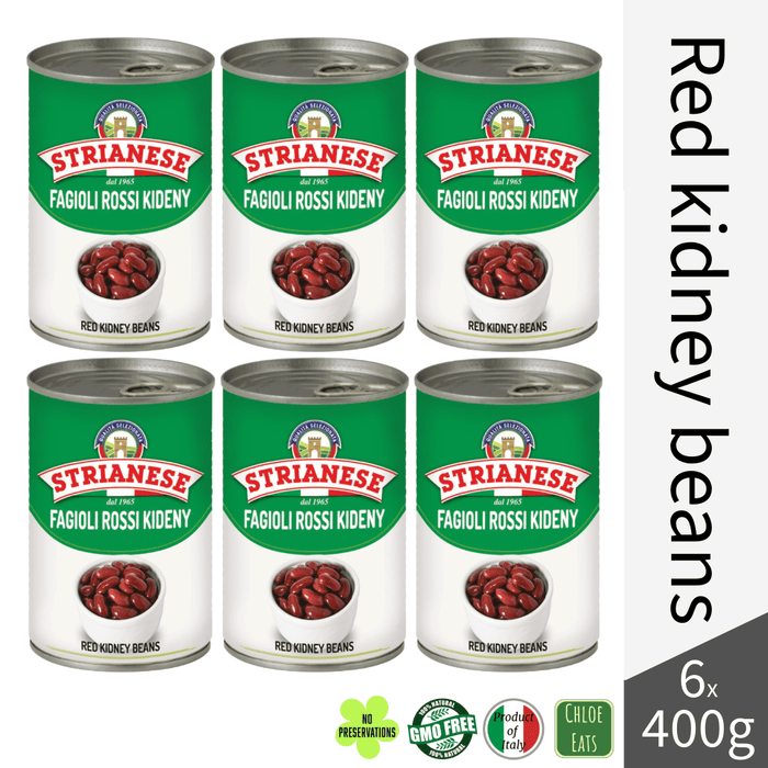 Strianese Fagioli Rossi red kidney beans (bundles 6/24pcs available)