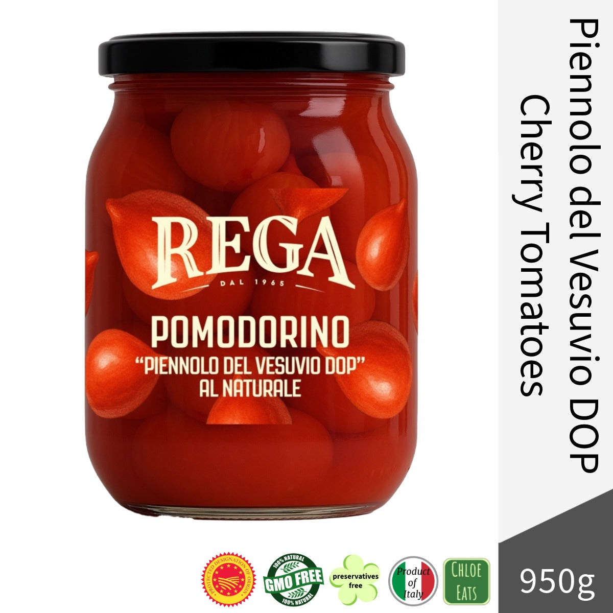 Rega Italian Pomodorino del Piennolo del Vesuvio DOP Cherry