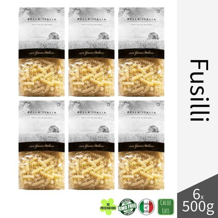 Bella Italia artisanal pasta Fusilli (bundles 6/12pcs available)