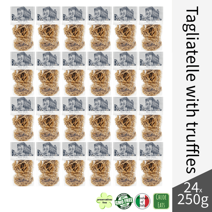 Bella Italia artisanal pasta Tagliatelle with Truffles (bundles 6/24pcs available)