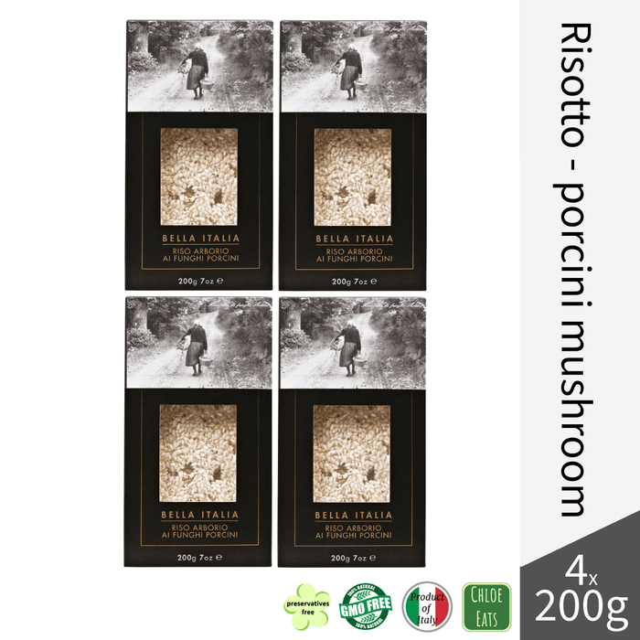 Bella Italia artisanal Risotto rice with porcini mushrooms (bundles 4/20pcs available)