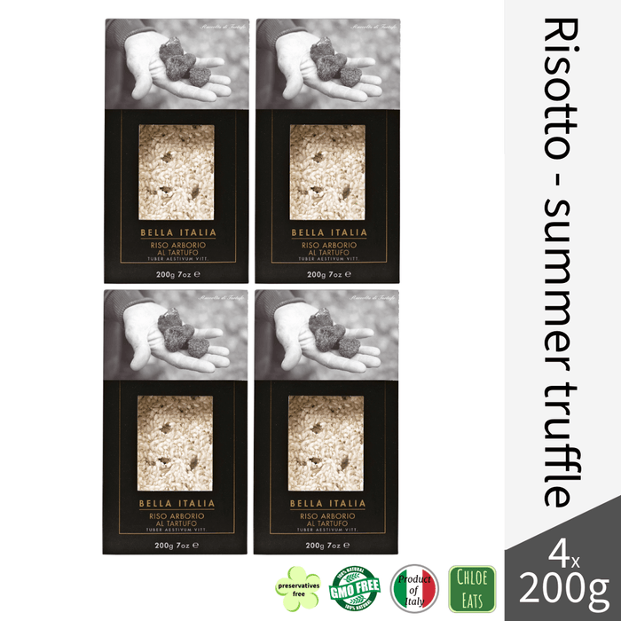 Bella Italia artisanal Risotto rice with black summer truffle (bundles 4/20pcs available)