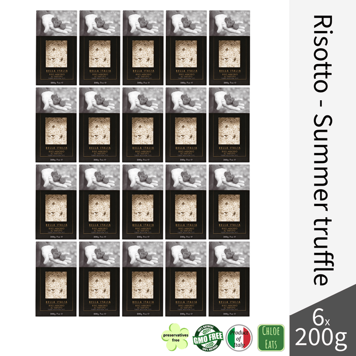 Bella Italia artisanal Risotto rice with black summer truffle (bundles 4/20pcs available)