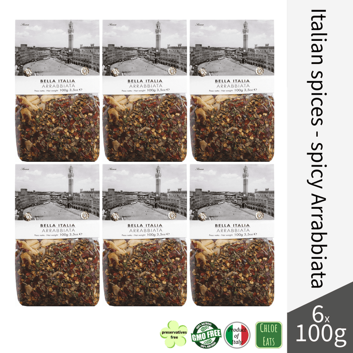 Bella Italia artisanal spice mix Arrabbiata spicy pasta seasoning (bundles 6/24pcs available)