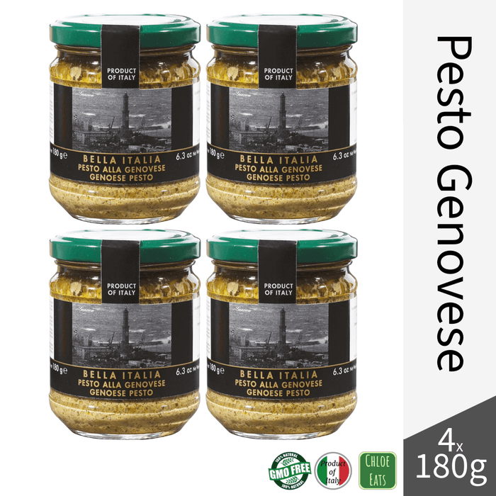 Bella Italia artisanal green pesto sauce Genovese (bundles 4/12pcs available)