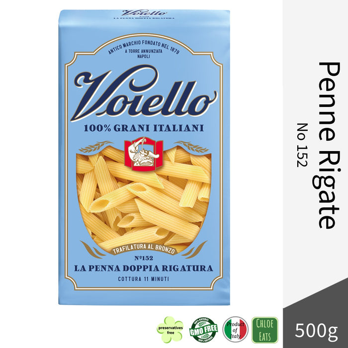 Voiello Italian pasta Penne Rigate No152 500g