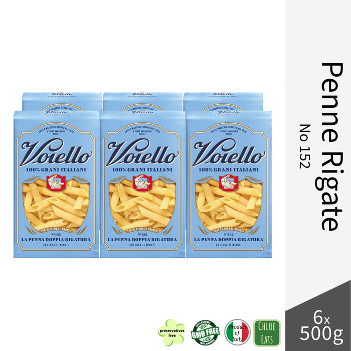 Voiello Italian pasta Penne Rigate No152 500g