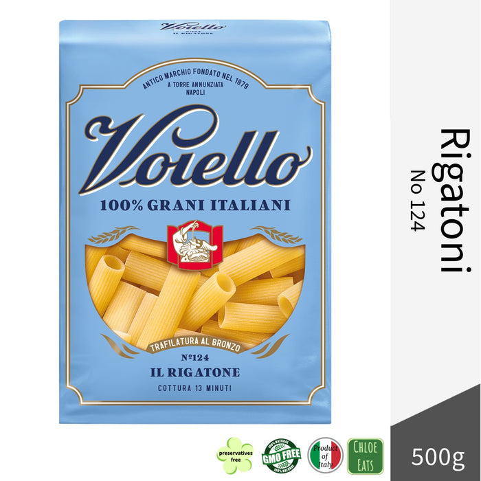 Voiello Italian pasta Rigatoni No124