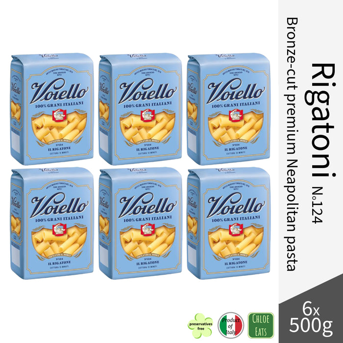 Voiello Italian pasta Rigatoni No124