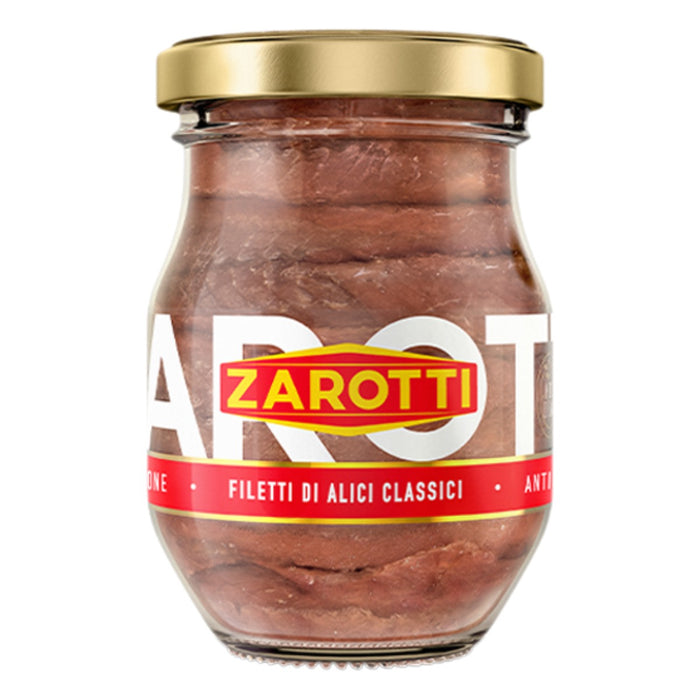 Zarotti Italian Anchovies fillets in olive oil 90g