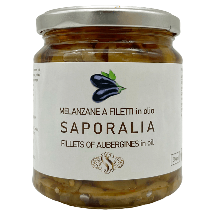 Saporalia artisanal Aubergine Eggplant Fillets in oil