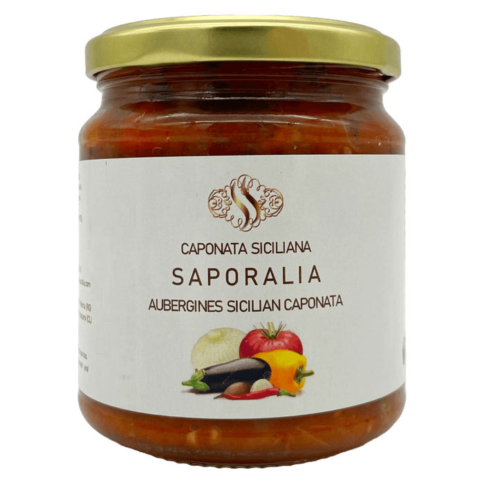 Saporalia artisanal Caponata Siciliana Aubergine Eggplant stew