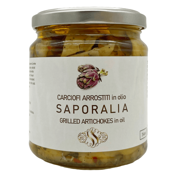 Saporalia artisanal Grilled Artichokes in oil