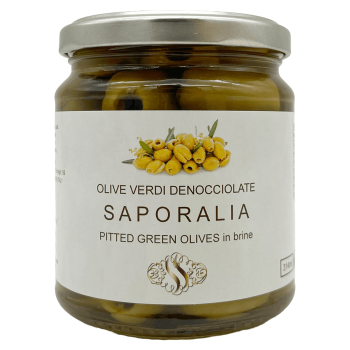 Saporalia artisanal Green Olives - pitted in brine