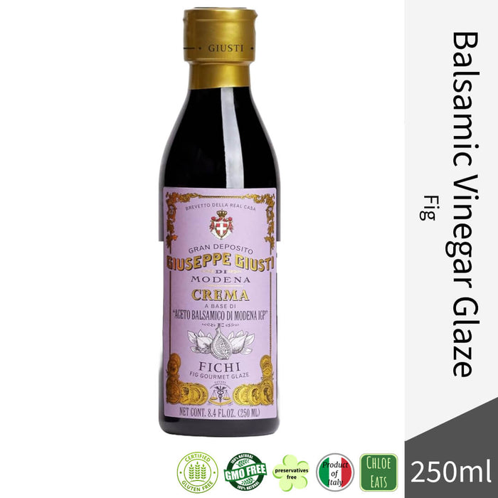 Giuseppe Giusti Italian Balsamic Vinegar Glaze 250ml - Fig