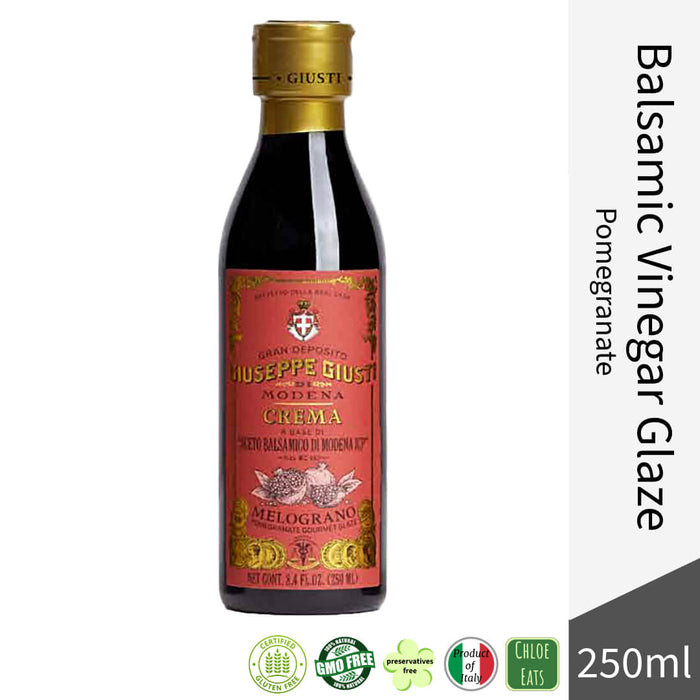 Giuseppe Giusti Italian Balsamic Vinegar Glaze 250ml - Pomegranate