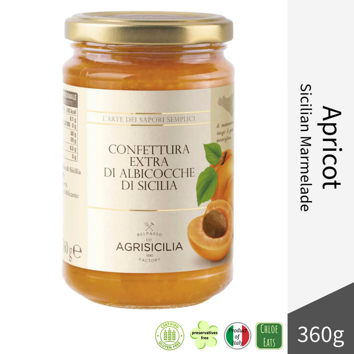 Agrisicilia Italian Marmalade Jam - Apricot