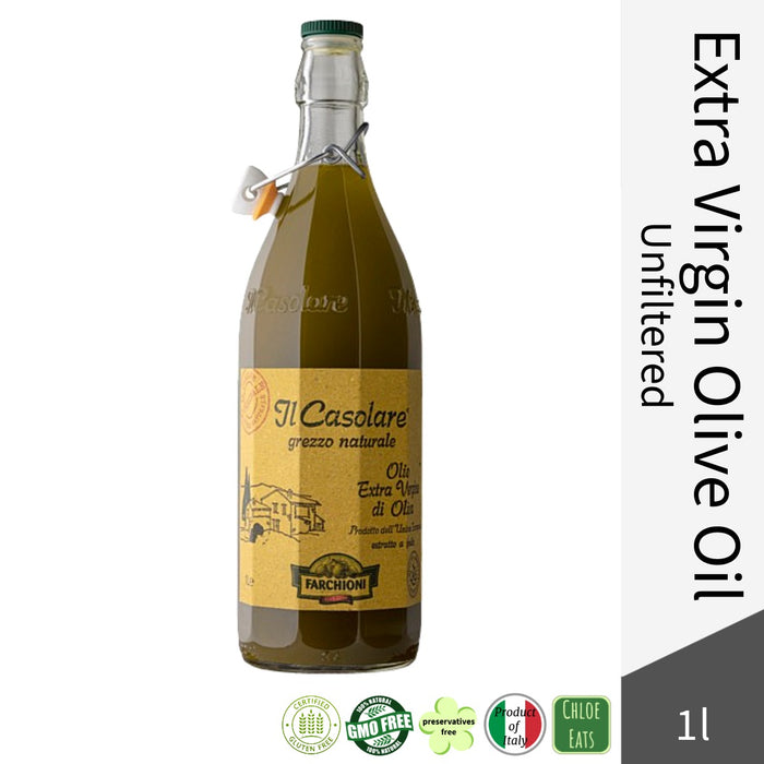 Farchioni Italian Extra Virgin Olive Oil 1L - Unfiltered