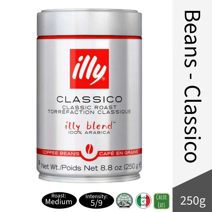 Illy Italian Coffee Whole Beans Classico 250g