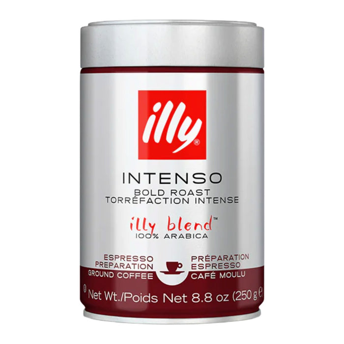 Illy Italian Coffee Ground Beans Intenso 250g