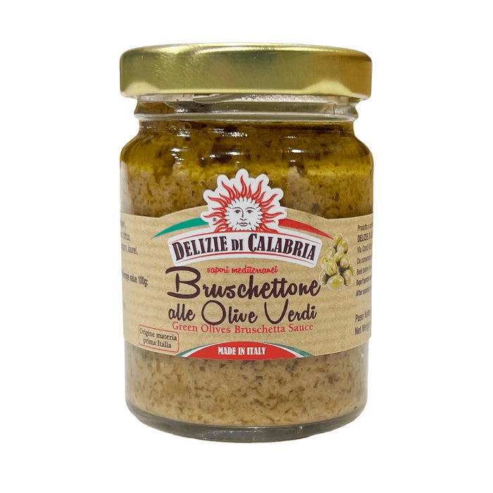 Delizie di Calabria Italian Green Olive Bruschetta Spread 90g