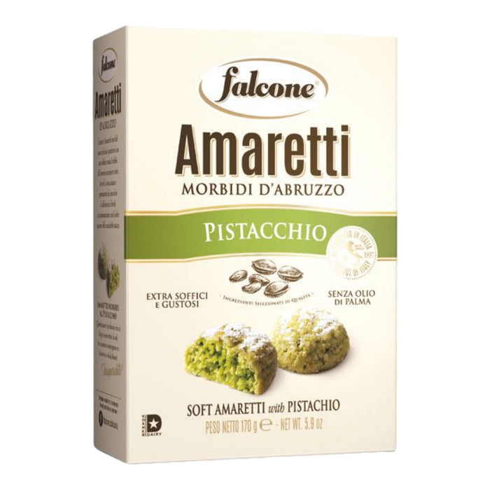 Falcone Italian Soft Amaretti Cookies 170g - Pistachio