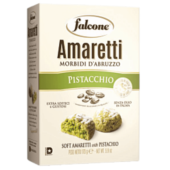 Falcone Italian Soft Amaretti Cookies 170g - Pistachio