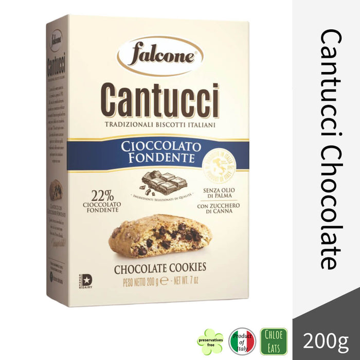 Falcone Italian Cantucci Cookies 200g - Chocolate