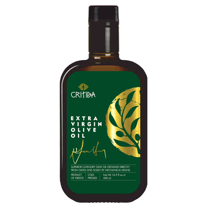 Critida Greek premium Extra Virgin Olive Oil - Design bottle 500ml