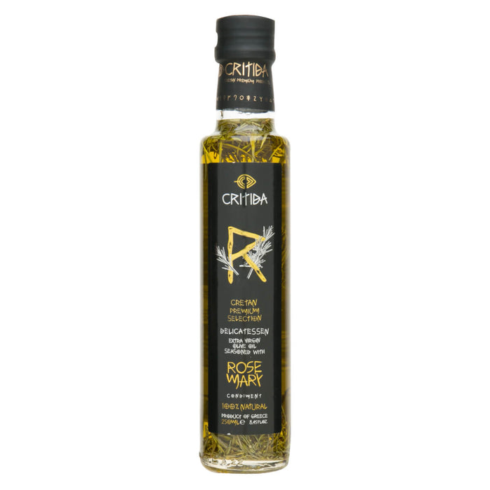 Critida Greek premium Extra Virgin Olive Oil - Rosemary - Bottle 250ml