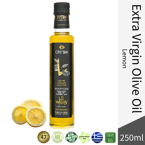 Critida Greek premium Extra Virgin Olive Oil - Lemon - Bottle 250ml
