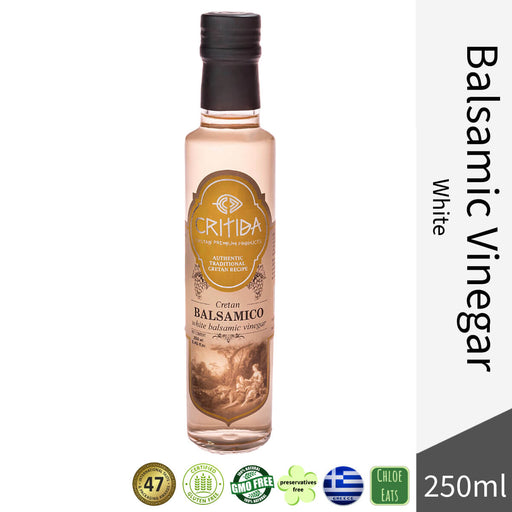 Critida Greek White Balsamic Vinegar - Bottle 250ml